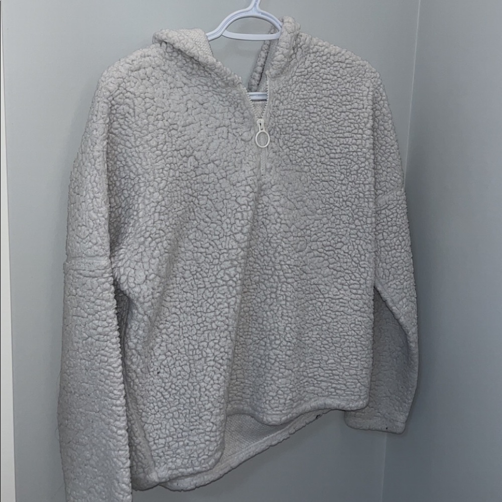 fuzzy teddy bear sweater